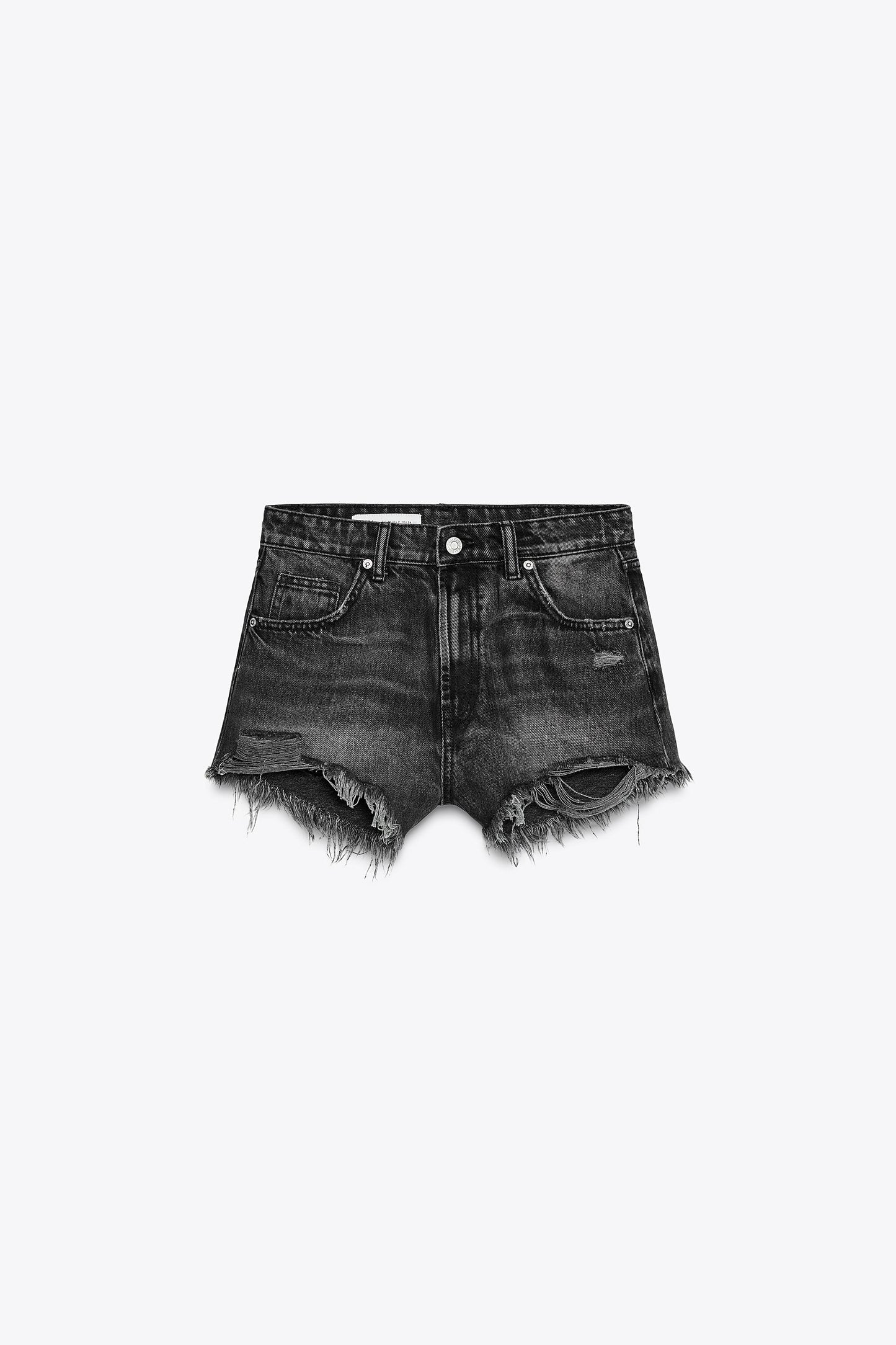 Low Rise Denim Shorts