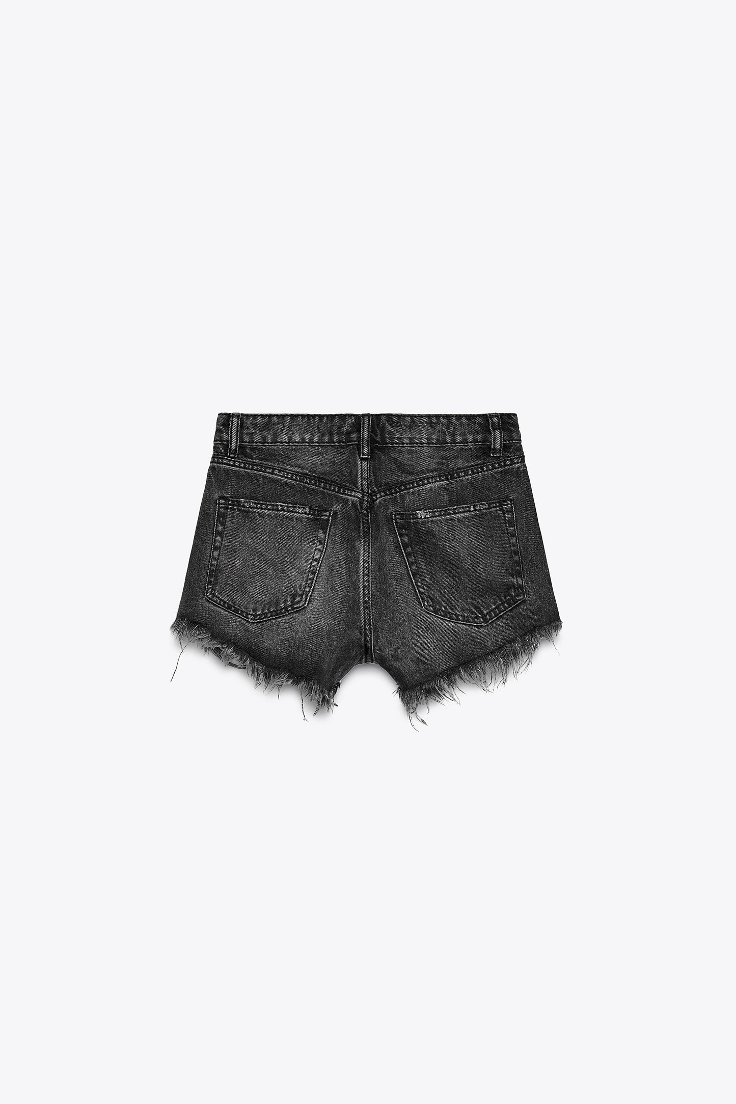 Low Rise Denim Shorts