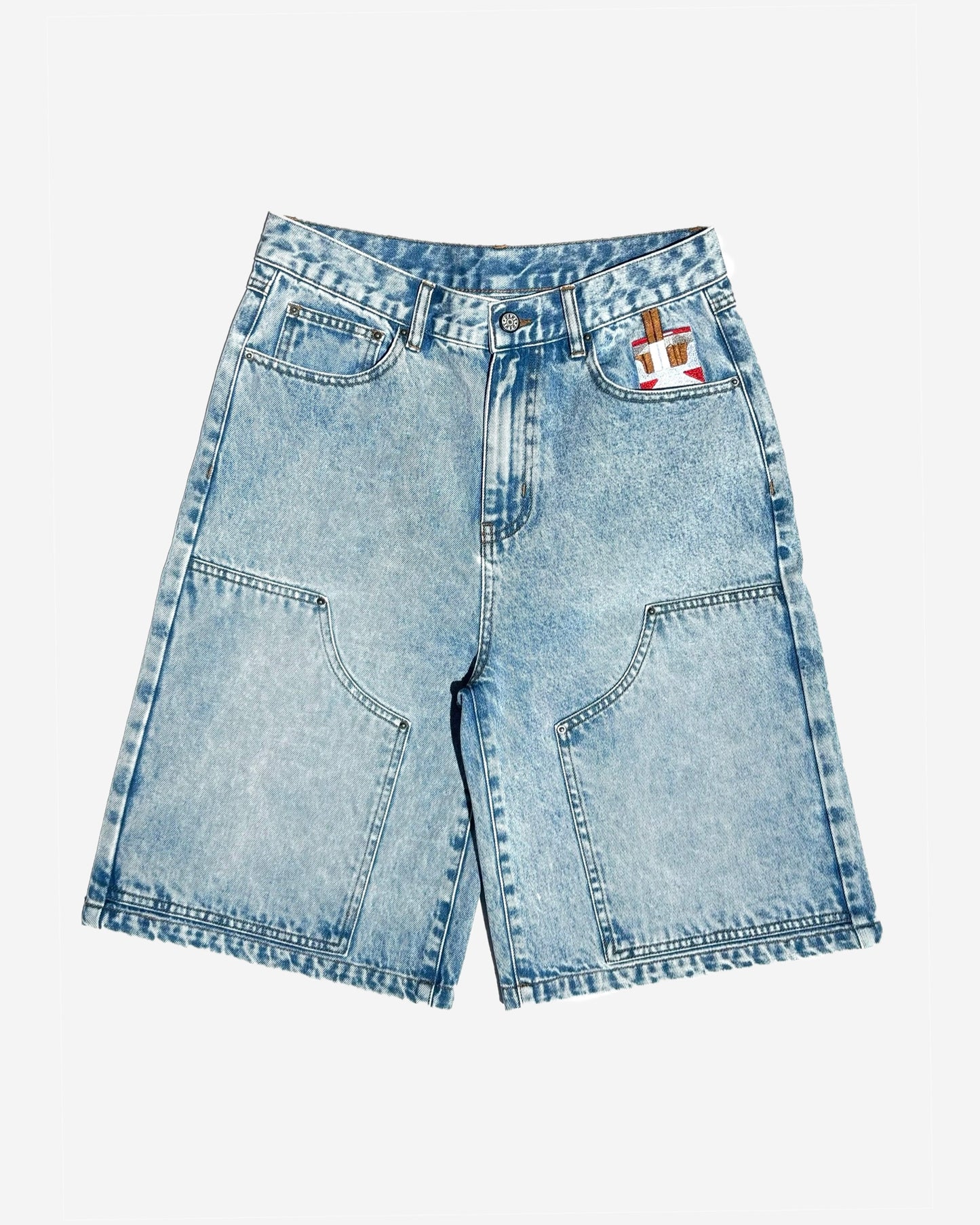Smoke Double knee Jeans