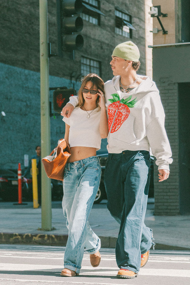 Strawberry Zipup Hoodie