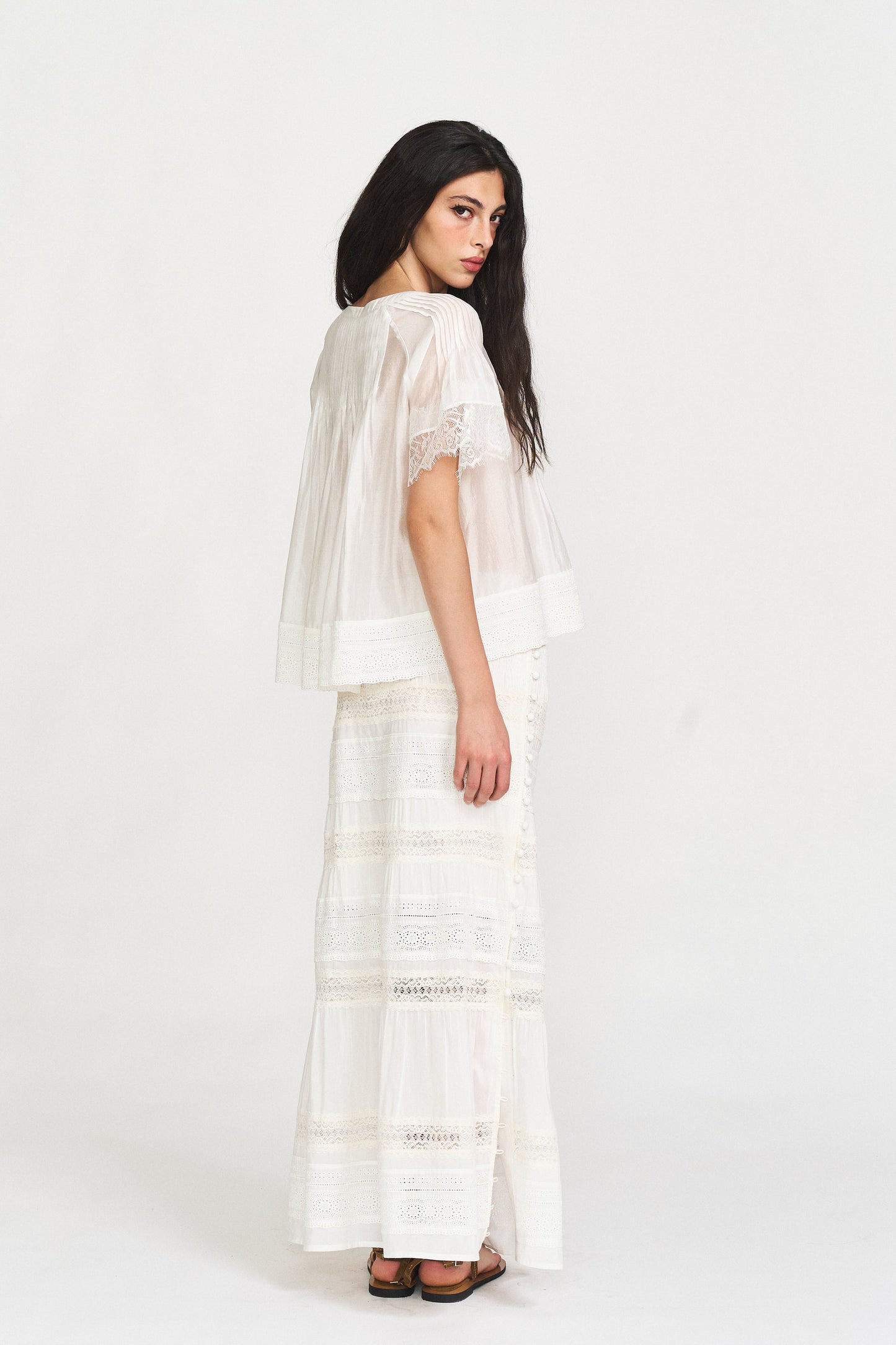 Sequin Maxi Skirt