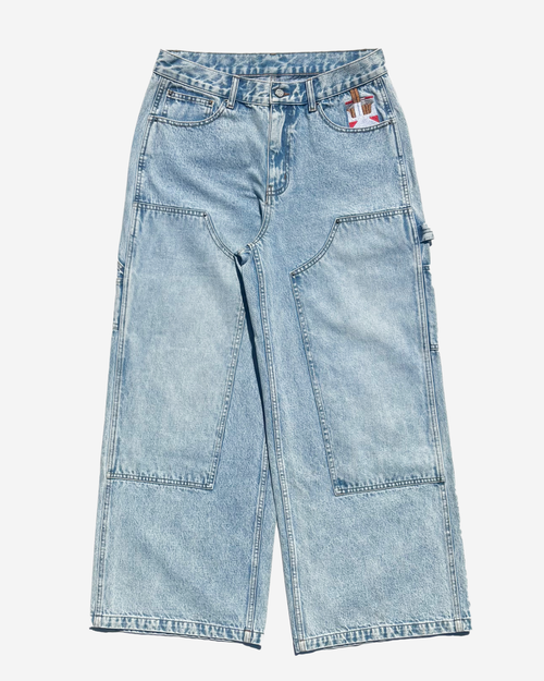 Smoke Double knee Jeans