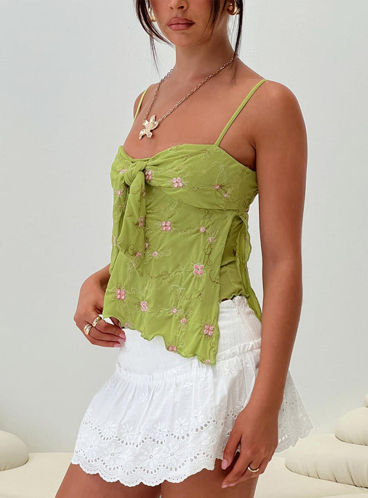 Velora Sage Top