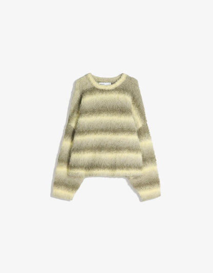 Cloudstripe Fuzzy Sweater
