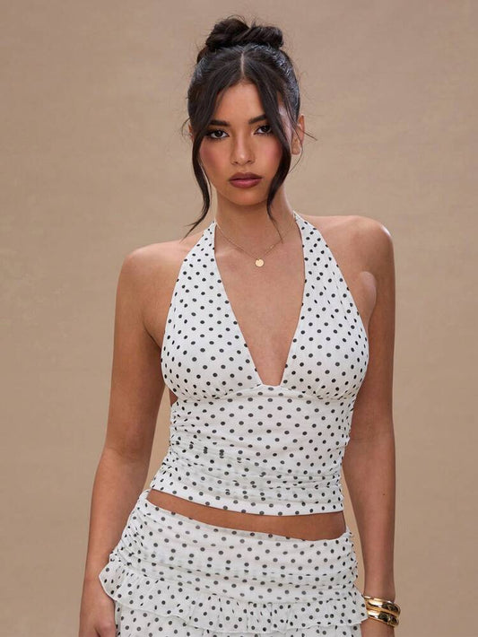 Ruffle Polka Dot Set