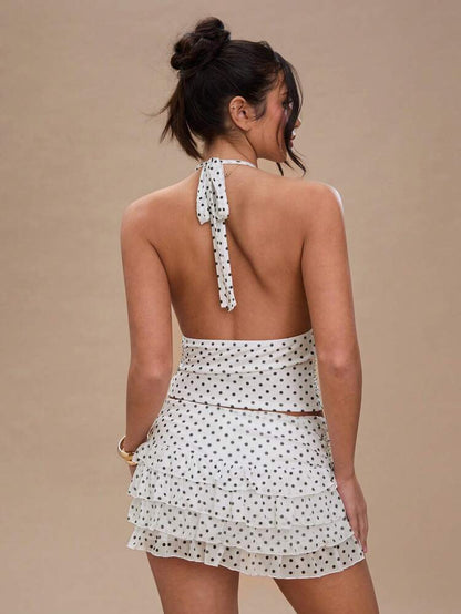 Ruffle Polka Dot Set