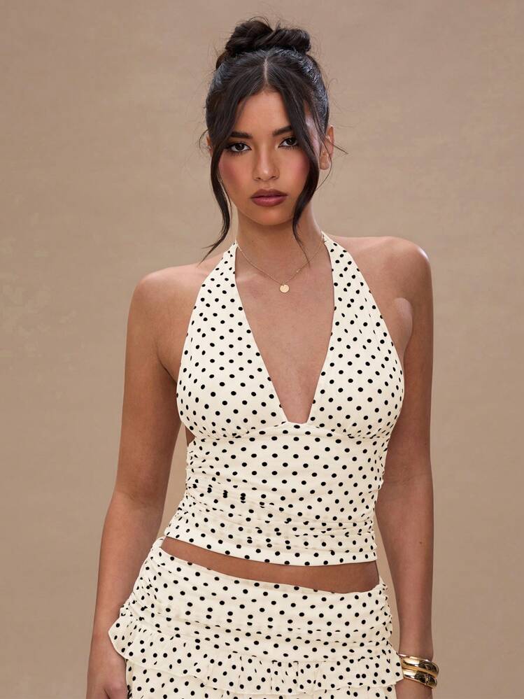 Ruffle Polka Dot Set