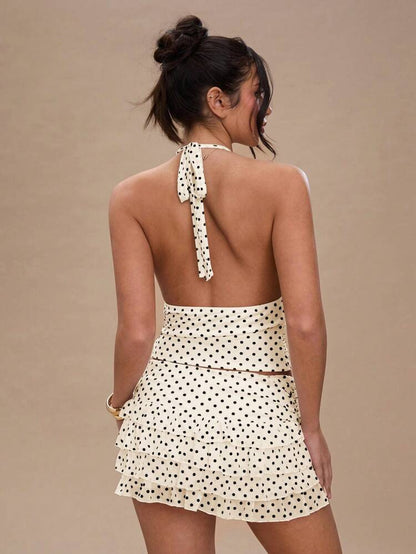 Ruffle Polka Dot Set