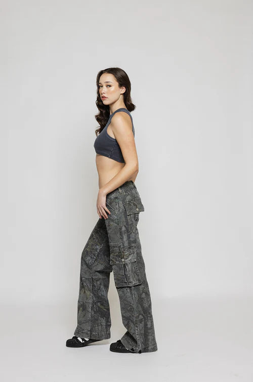 Low Rise Cargo Pants