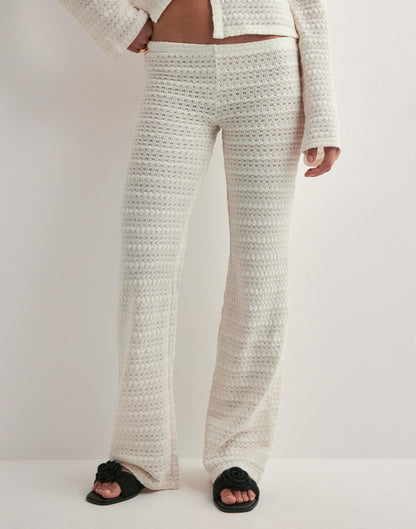 Low Waist Crochet Pants