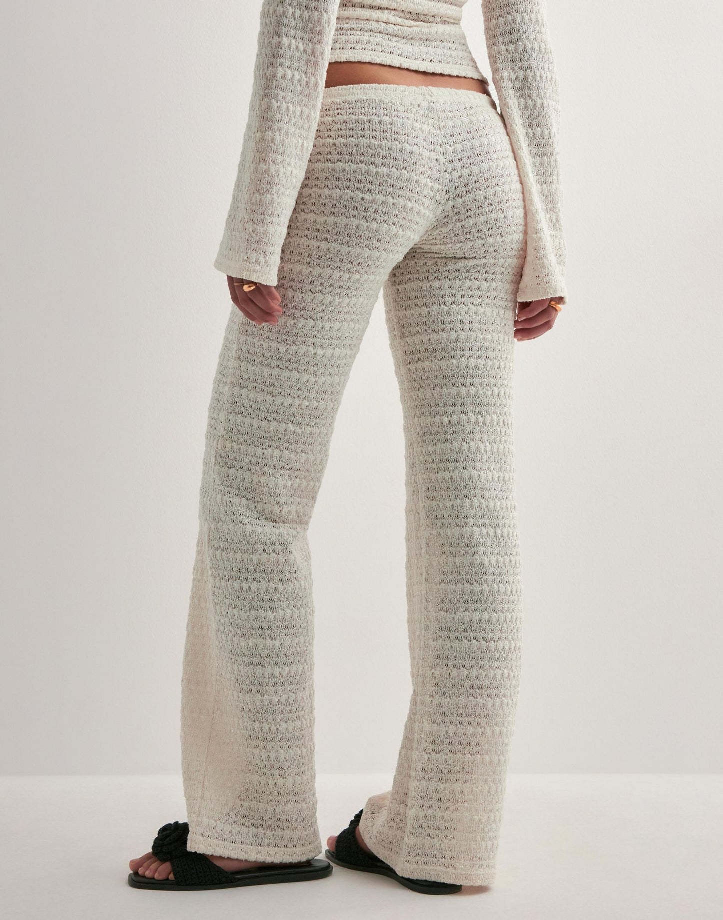 Low Waist Crochet Pants
