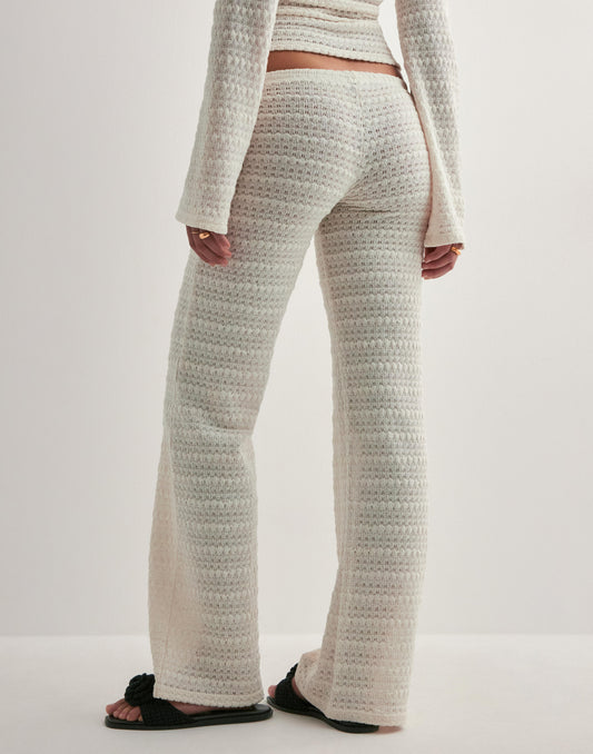 Low Waist Crochet Pants