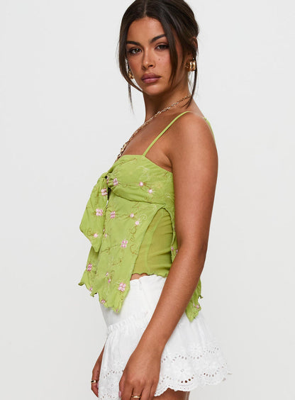 Velora Sage Top
