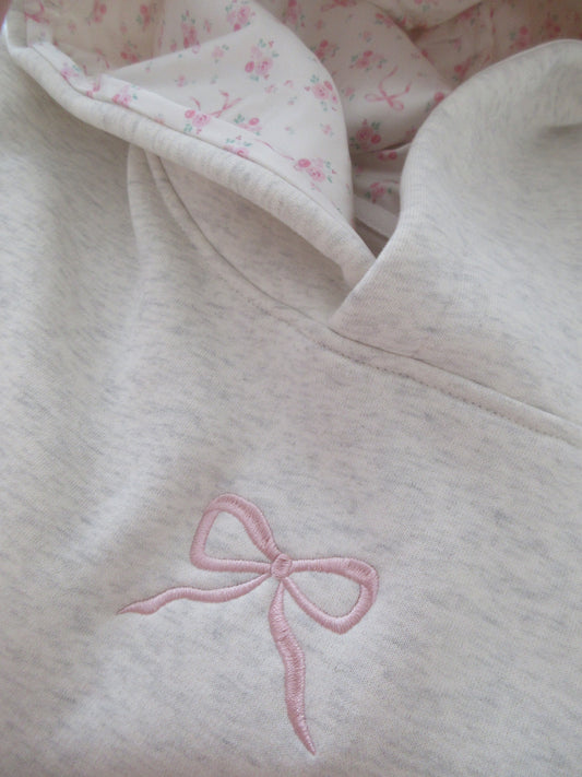 Blush Bow Hoodie