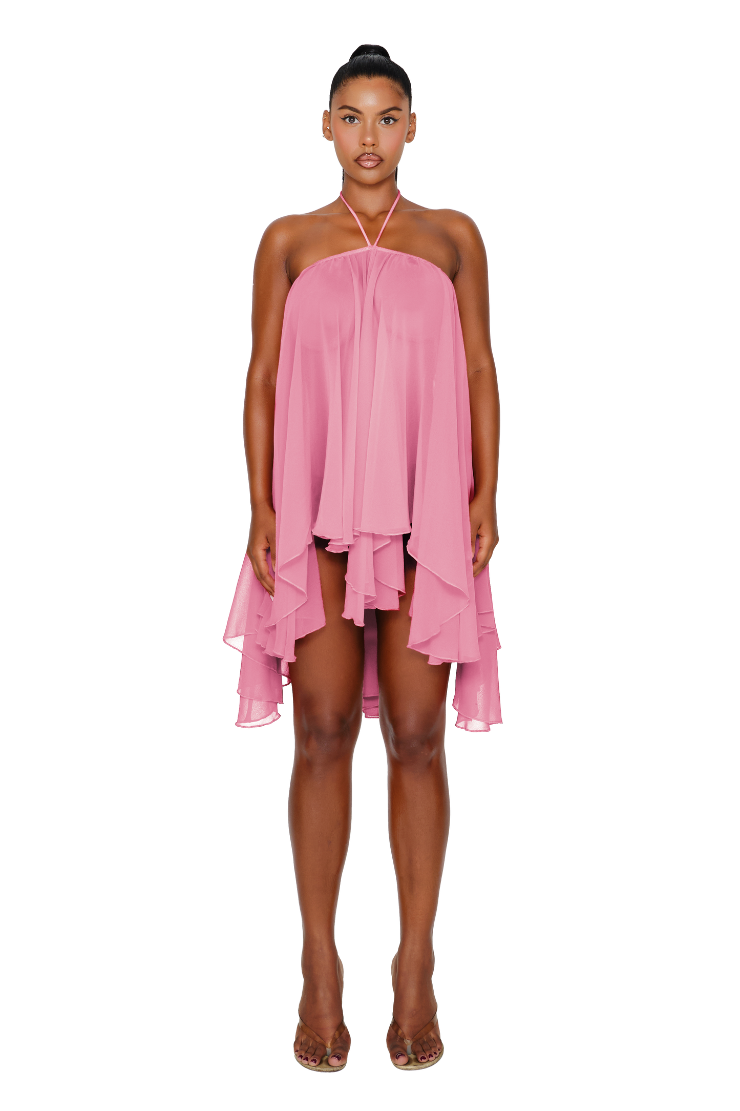 Cloudfall Halter Dress
