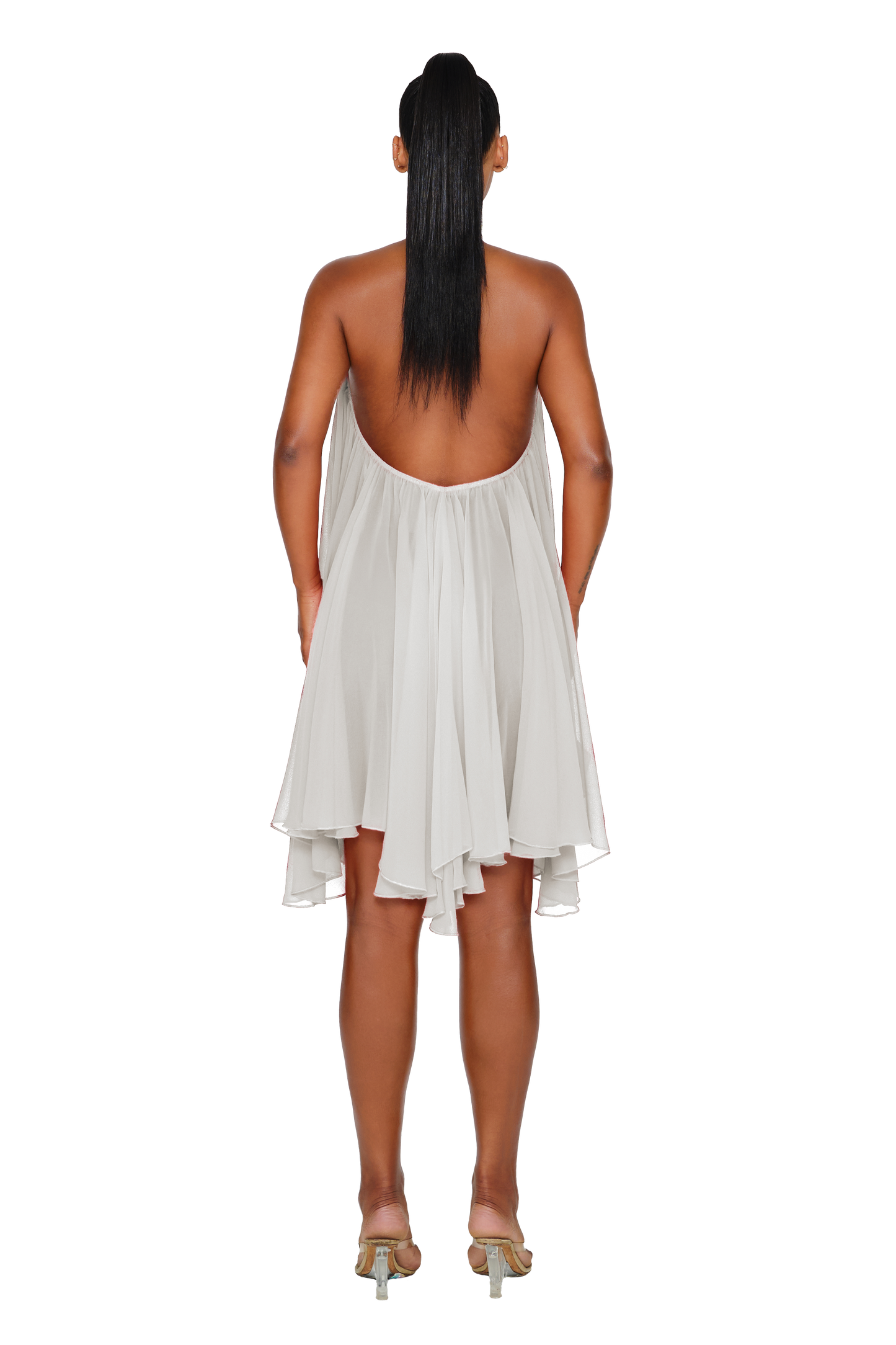 Cloudfall Halter Dress