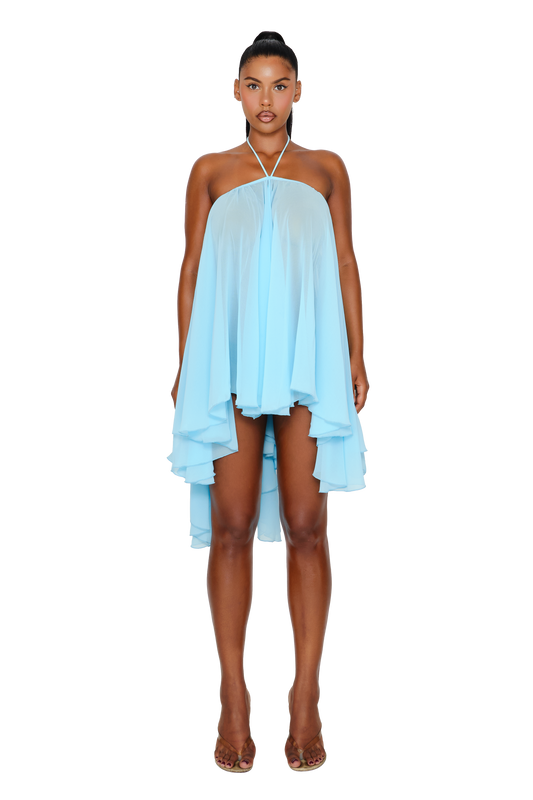 Cloudfall Halter Dress