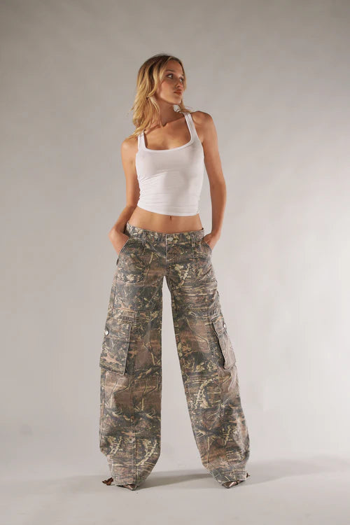 Low Rise Cargo Pants