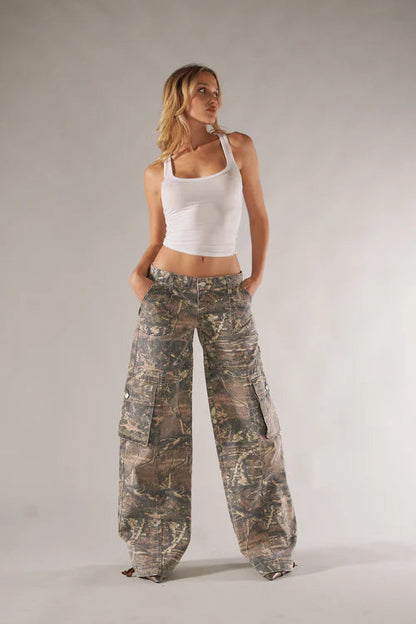 Low Rise Cargo Pants