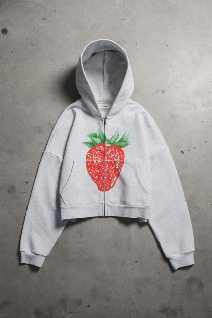 Strawberry Zipup Hoodie