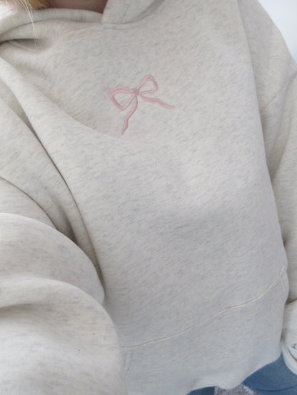 Blush Bow Hoodie