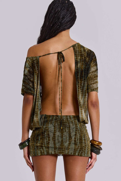Backless Ophidian Dress