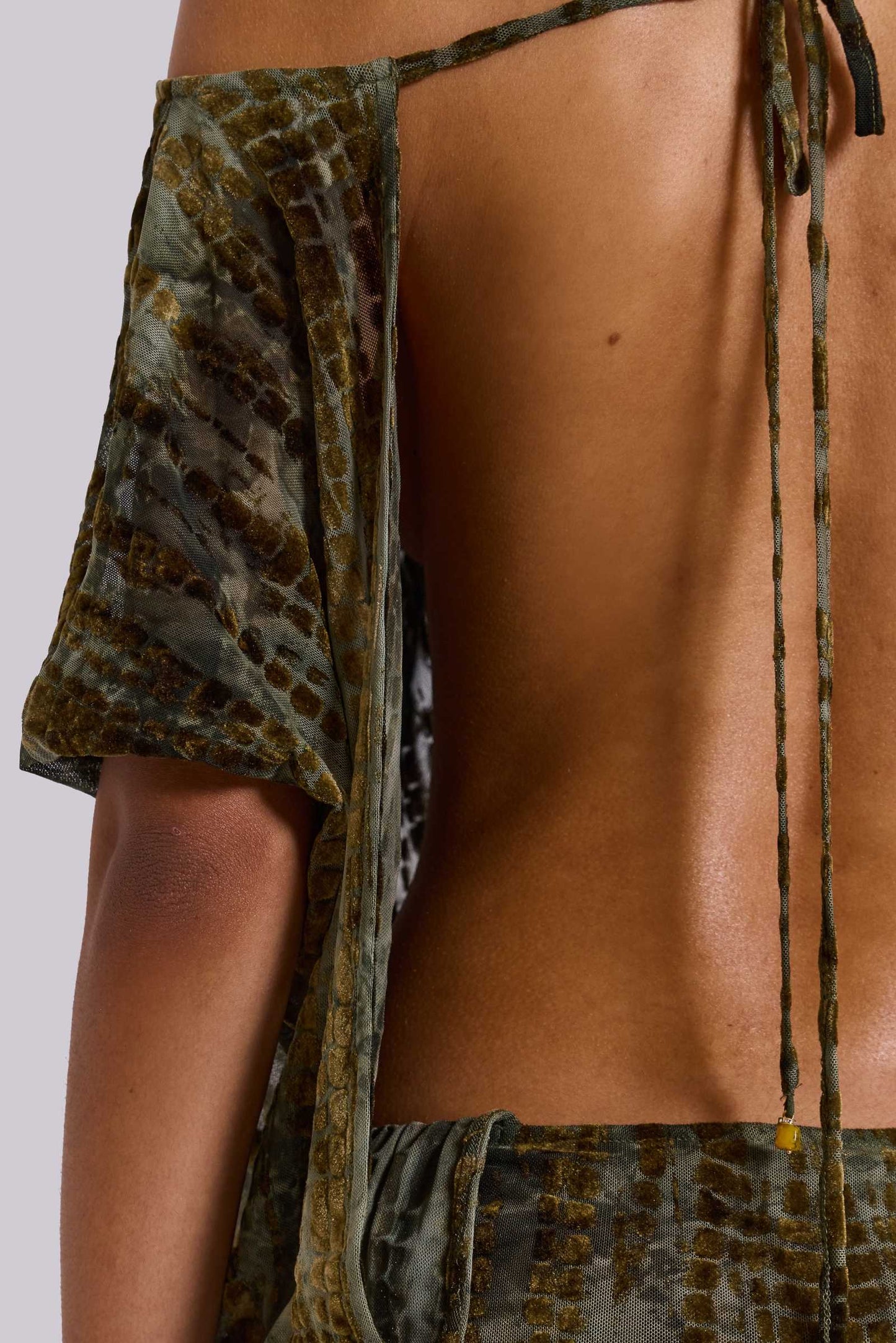 Backless Ophidian Dress