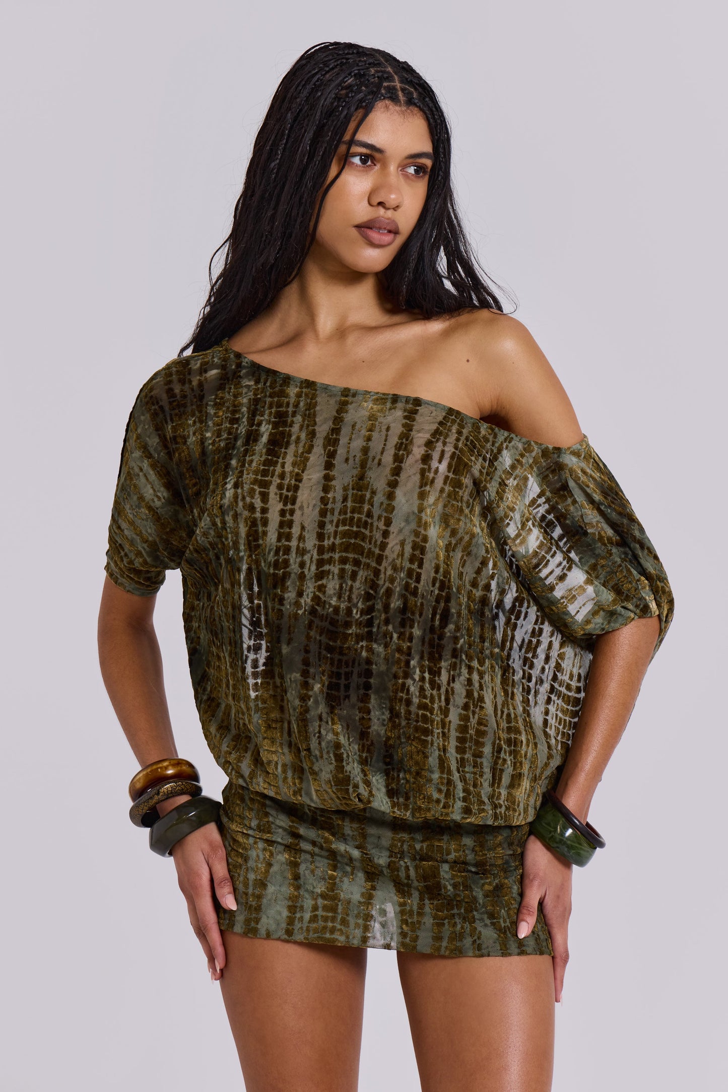 Backless Ophidian Dress