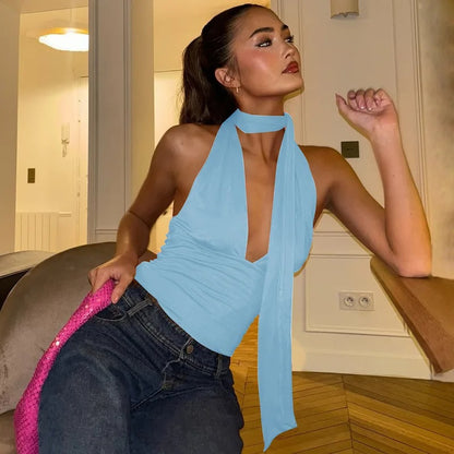 Halter Scarf Top