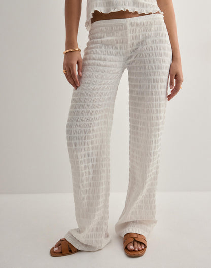 Low Waist Crochet Pants