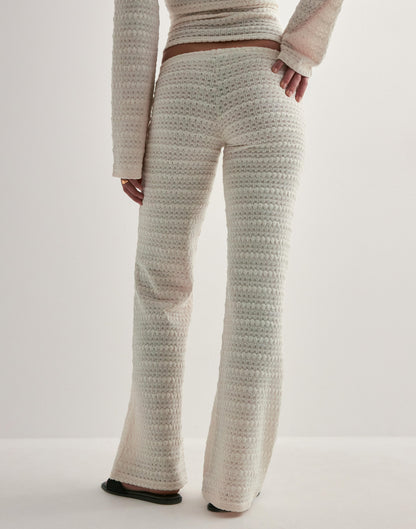 Low Waist Crochet Pants