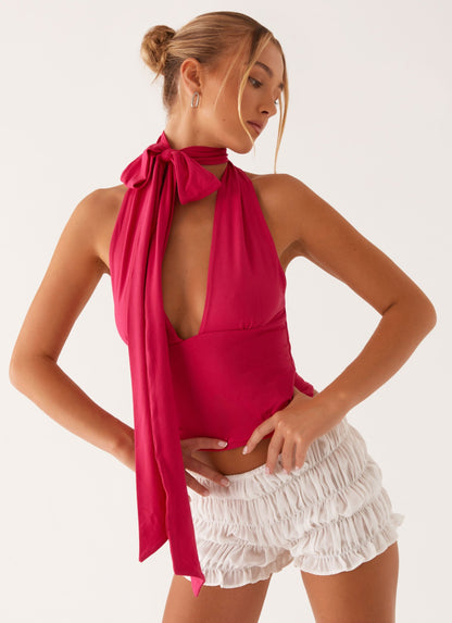 Halter Scarf Top