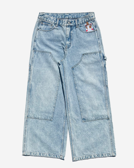 Smoke Double knee Jeans